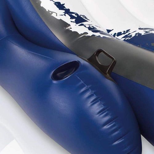 인텍스 Intex Inflatable Floating Comfortable Recliner Lounges with Cup Holders (2 Pack)