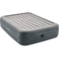 Intex Dura-Beam Plus Series Essential Rest Airbed with Internal Electric Pump, Bed Height 18, Queen (2021 Model)