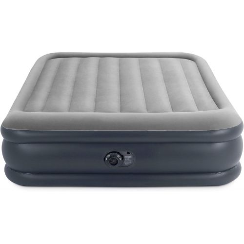 인텍스 Intex Dura-Beam Series Pillow Rest Raised Air Mattress with Internal Pump