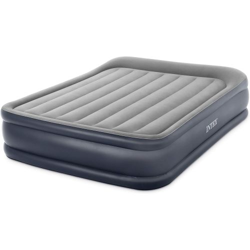 인텍스 Intex Dura-Beam Series Pillow Rest Raised Air Mattress with Internal Pump