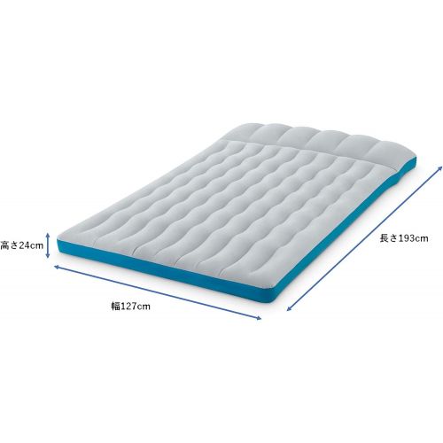 인텍스 Intex Unisexs Camping Mat, Grey/Blue, Large