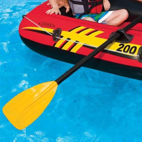 인텍스 Intex Set of 48 Paddles Plastic Ribbed French Oars for Inflatable Boat (4 Pack)