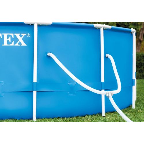 인텍스 INTEX 28201EH 10ft x 30in Metal Frame Pool with Cartridge Filter Pump