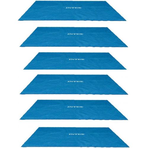 인텍스 Intex 9 x 18 Foot Rectangular Solar Frame Set Swimming Pool Cover (6 Pack)