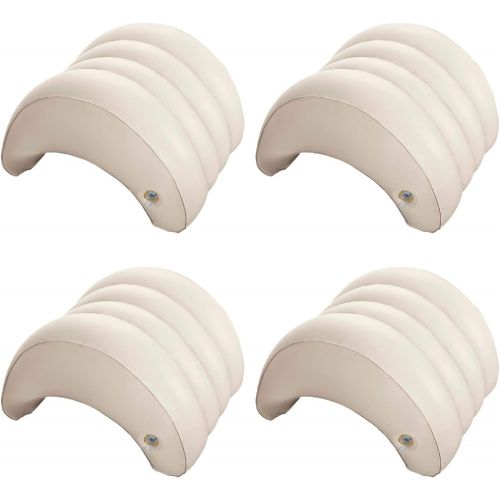 인텍스 Intex Hot Tub Removable Inflatable Lounge Headrest Pillow Spa Accessory?(4 Pack)