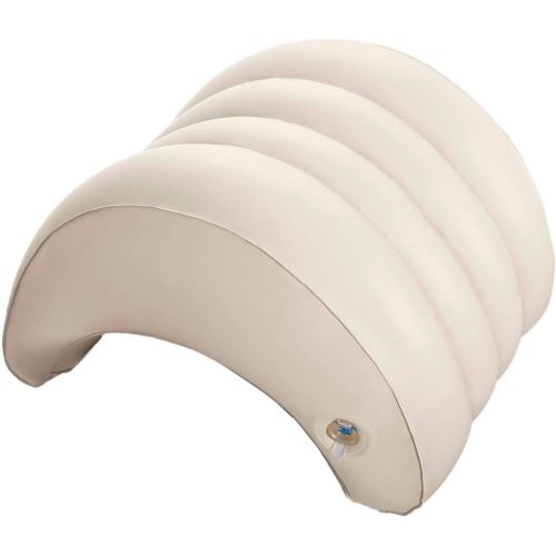 인텍스 Intex Inflatable Slip Resistant Spa Seat (2 Pack) & Inflatable Headrest Pillow