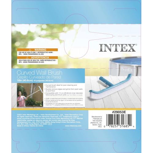 인텍스 Intex Curved Wall Brush for Pools