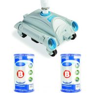 Intex Pool Cleaner Pressure Side Vacuum Cleaner Bundled w/ Replacement Filter (2Pack)