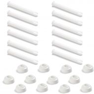 Intex Replacemet Joint Pin & Seal for 13 - 24 Round Metal Frame Pools, 12 Pack