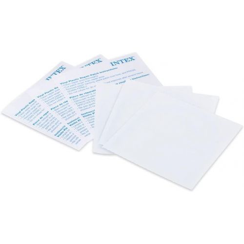 인텍스 INTEX Wet Set Adhesive Vinyl Plastic Swimming Pool Tube Repair Patch 30 Pack Kit