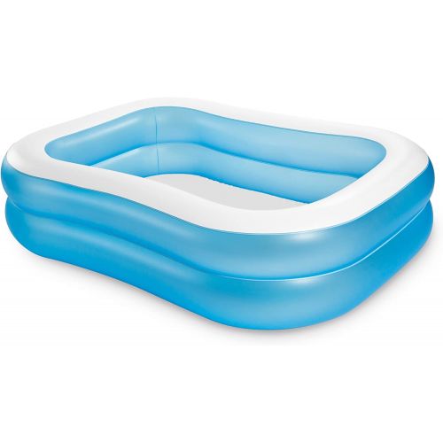 인텍스 Intex 57180NP Pool Rectangular, Light Blue White