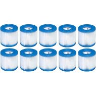 Intex Type H Easy Set Filter Cartridge Replacement for Swimming Pools (10 Pack)