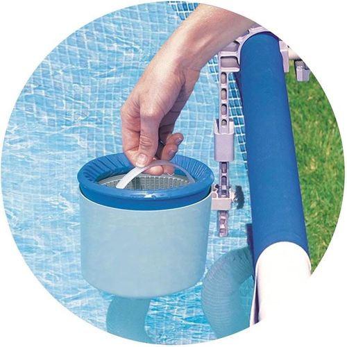 인텍스 Intex Deluxe Wall-Mounted Swimming Pool Surface Automatic Clean Skimmer (2 Pack)
