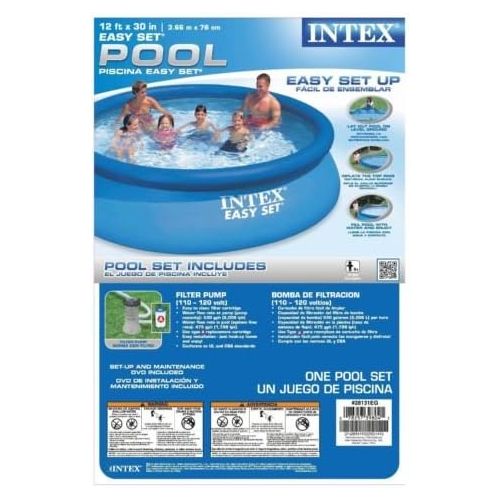 인텍스 Intex 12 X 30 East Set W/330G Filter Pump