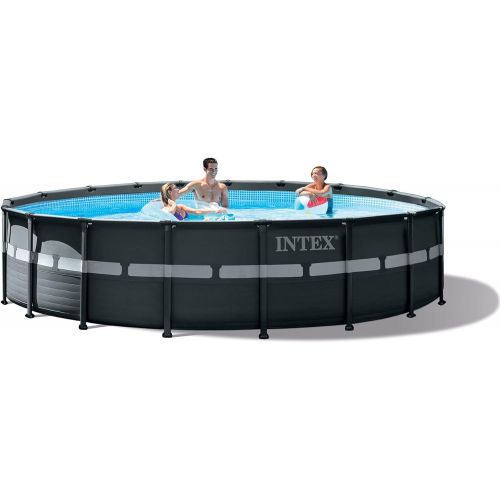 인텍스 Intex 26329EH 18ft X 52in Ultra XTR Pool Set with Sand Filter Pump, Ladder, Pool Cover and Maintenance Cleaning