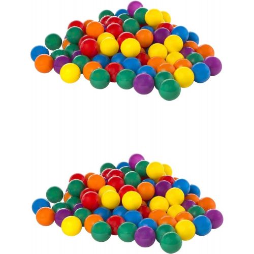 인텍스 Intex Plastic Multi-Colored Balls for Bounce Houses (100 Large & 100 Small)