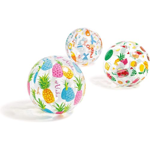 인텍스 Intex 24 Design Print Beach Balls - Styles May Vary