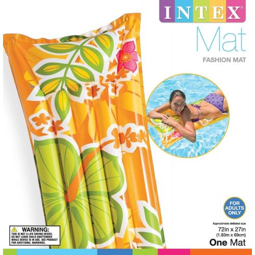 인텍스 Intex - Fashion Mat, (Assorted Colors) (2-Pack)