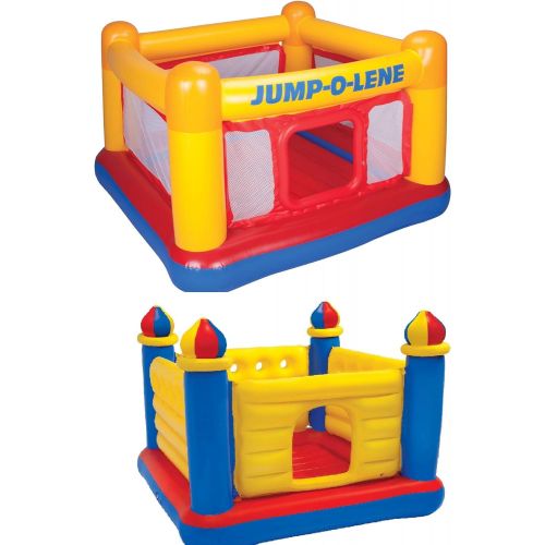 인텍스 Intex Inflatable Jump O Lene Bounce House & Colorful Jump O Lene Castle Bounce