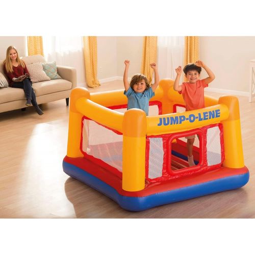 인텍스 Intex Inflatable Jump O Lene Bounce House & Colorful Jump O Lene Castle Bounce