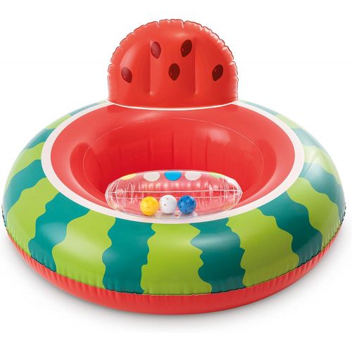 인텍스 Intex Watermelon Baby Float, 29in x 27in, for Ages 1-2