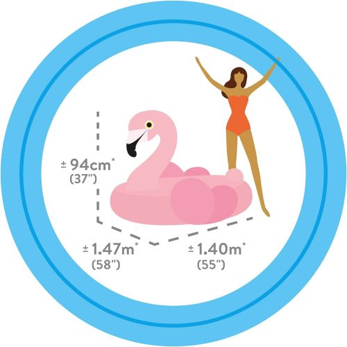 인텍스 Intex - Inflatable Flamingo - 142x137x97 cm