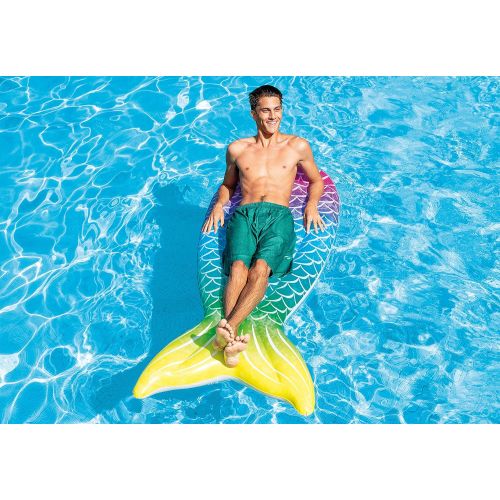 인텍스 Intex Mermaid Tail Pool Float, 70in x 28in x 7in