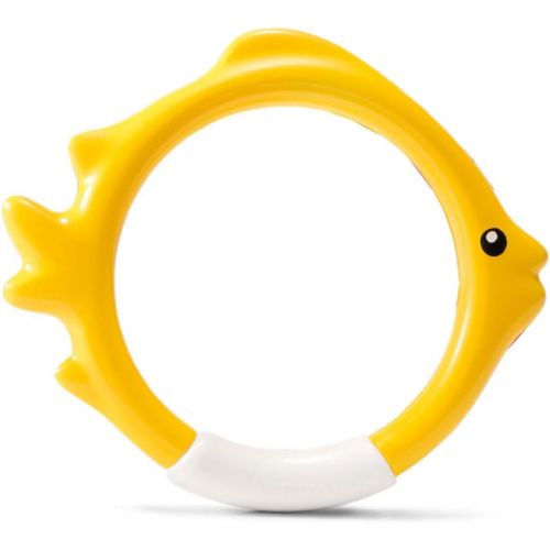 인텍스 Intex Kids Pool Toy Play Fish Rings & 20 Inflatable Swim Ring Tube (3 Pack)