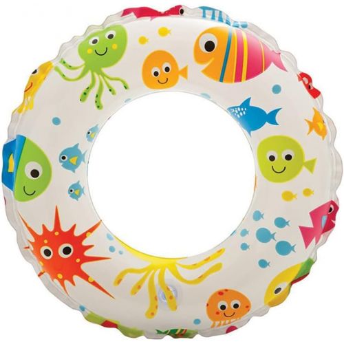 인텍스 Intex Kids Pool Toy Play Fish Rings & 20 Inflatable Swim Ring Tube (3 Pack)