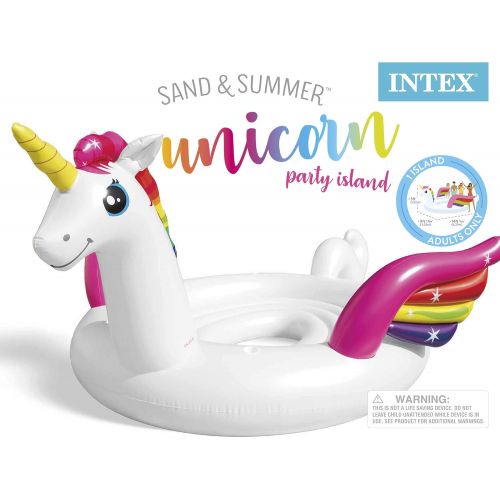 인텍스 Intex Unicorn Party Island, Inflatable Island