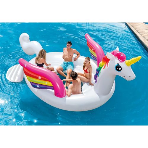 인텍스 Intex Unicorn Party Island, Inflatable Island