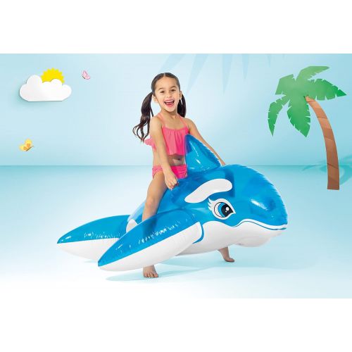 인텍스 Intex Lil Whale Ride-On, 60 X 45, for Ages 3+