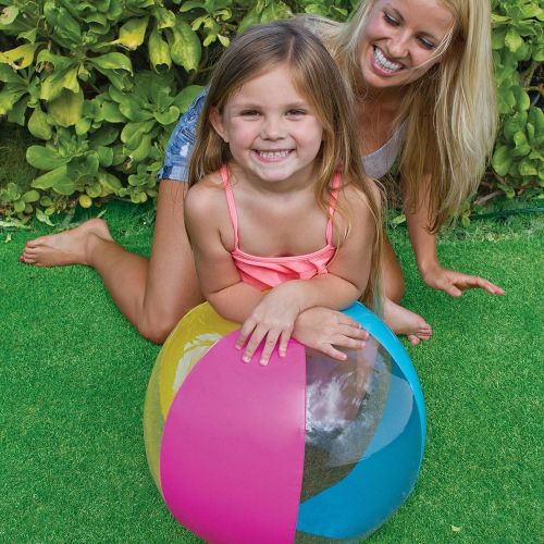 인텍스 Intex 24 Inflatable Paradise Panel Colorful Beach Ball - (Set of 2) 59032EP