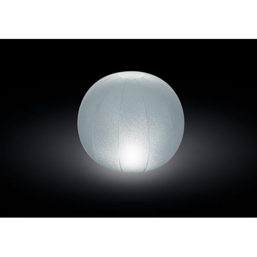 인텍스 Intex Floating LED Inflatable Ball Light with Multi-Color Illumination, Battery Powered