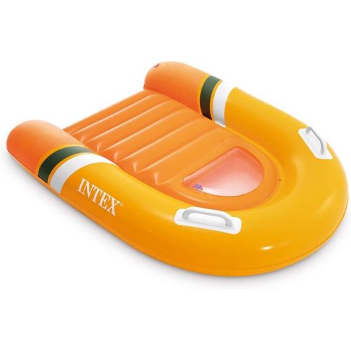 인텍스 Intex Surf Rider Inflatable Pool Float Boogie Board Bodyboard for Kids Swimming Pool Floating Toys, Learn to Swim Water Surf Board