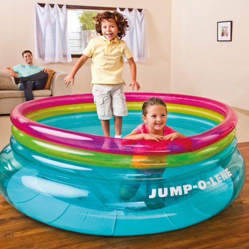 인텍스 Intex Jump-O-Lene Inflatable Bouncer, 80 x 27, for Ages 3-6, Colors May Vary