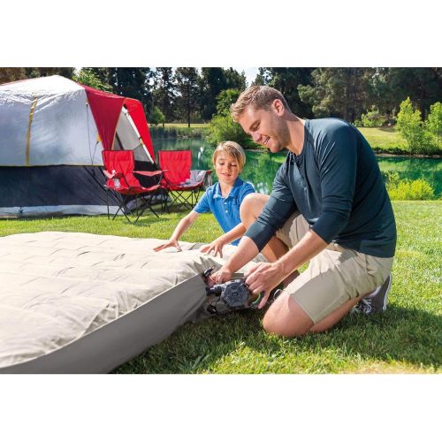 인텍스 Intex Kidz Camping Travel Air Mattress w/Pump &120 Volt Electric Air Bed Pump