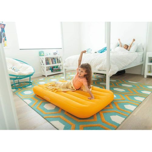 인텍스 Intex Cozy Kidz Bright & Fun-Colored Inflatable Air Bed w/ Carry Bag (10 Pack)