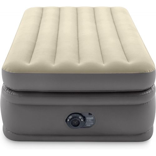 인텍스 Intex - Comfort Elevated Airbed with Fiber-Tech IP, Twin