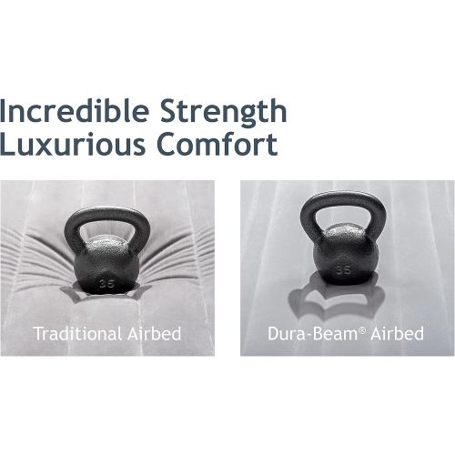 인텍스 Intex - Comfort Elevated Airbed with Fiber-Tech IP, Twin