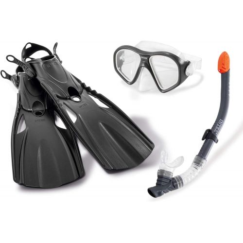 인텍스 Intex Reef Rider Swim Diving Goggle Mask Snorkeling Set, 14 to Adult (5 Pack)
