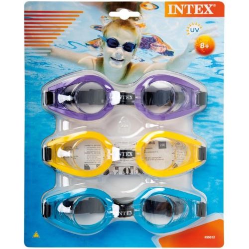 인텍스 Intex Play Goggles Multicolored 3-Pack (Colors May Vary)