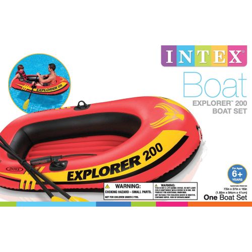 인텍스 Intex 2-Person Sea Hawk Boat Set 73 in. X 37 in. 18 Ga Vinyl