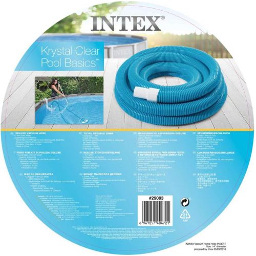 인텍스 Intex Spiral Hose 38mm x 7.6m for Swimming Pool Pumps and Filtration Systems #29083