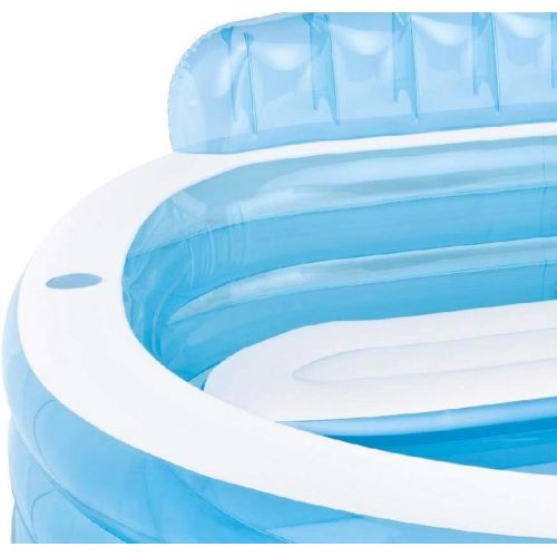 인텍스 Intex 7.33ft x 30in Swim Center Inflatable Pool with Built in Bench (2 Pack)