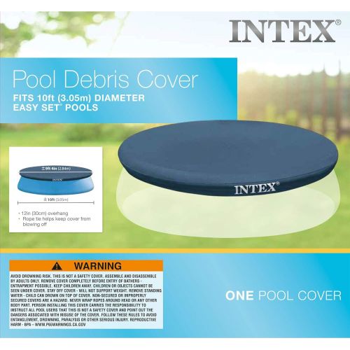 인텍스 Intex Recreation Intex 10-Foot Round Easy Set Pool Cover