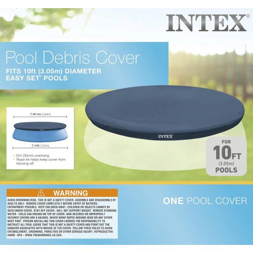 인텍스 Intex Recreation Intex 10-Foot Round Easy Set Pool Cover