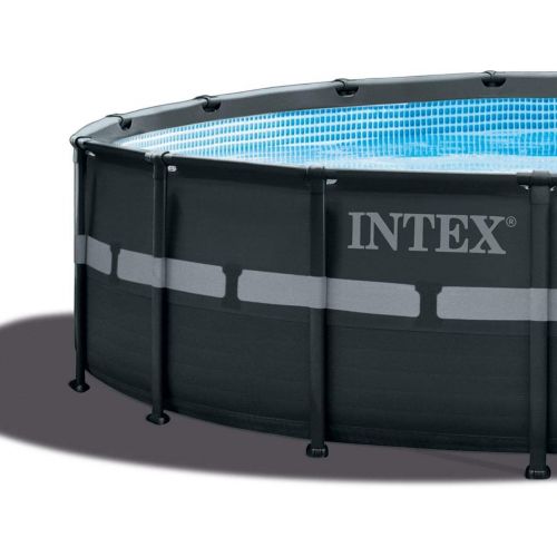 인텍스 Intex 26329EH 18ft X 52in Ultra XTR Pool Set with 120V 1,600 GPH Sand Filter Pump, Ladder, Ground Cloth, Chlorine Tablets, & Pool Cover