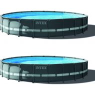 Intex 20ft x 48in Ultra XTR Round Swimming Pool Set & Sand Filter Pump (2 Pack)