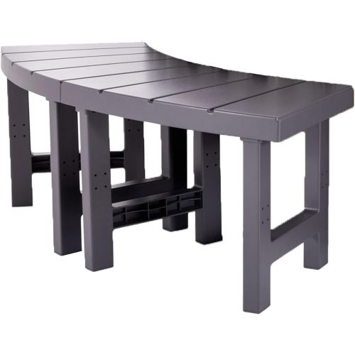 인텍스 Intex 28514E 2 Medium PureSpa Accessories Benches, Compatible w/ 4 Person Spas, Combines to Create A Larger Bench, Flat Storage, 350 Pound Capacity